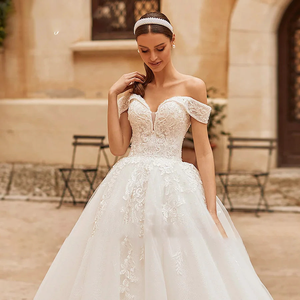 Princess Wedding Dress Bride Sweetheart Beading Embroidery Fairy Ball Gown Wedding Gown