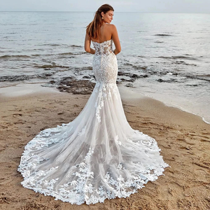 Mermaid Wedding Dress Sweetheart Neck Fashion Off the Shoulder Luxury Bridal Gown