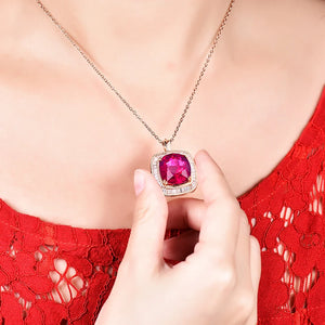 Tourmaline Dual-Use Ring & Pendant 18Kt Rose Gold with Diamonds