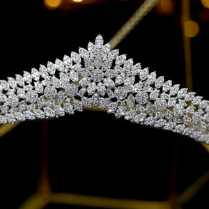 Gorgeous Crystals Princess Tiara Nupcial Bridal Tiaras Wedding Hair Accessory