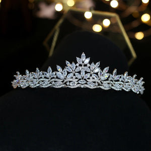 2024 Wedding Hair Accessories CZ Crown Bride Headdresses Gift