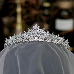 2024 Wedding Hair Accessories CZ Crown Bride Headdresses Gift