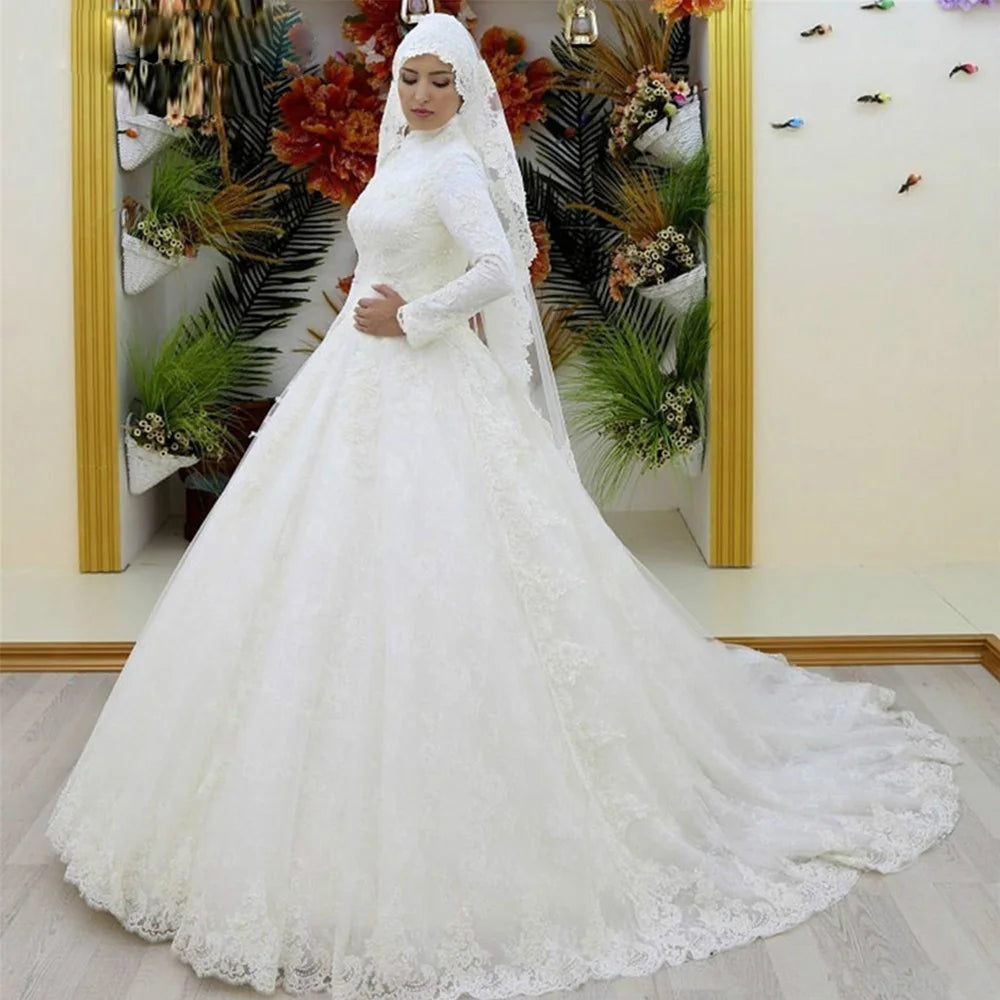 Luxury arabic wedding dresses best sale