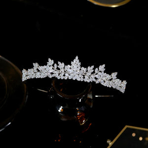 Fashion Tiara Crown for Girls Bridal Prom Bridesmaid Wedding Party Hair Accessory