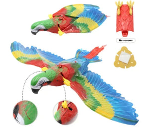 Simulation Bird Interactive Cat Toys Electric Hanging Eagle Flying Bird