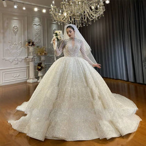 Customized Amanda Novias Original Design Luxury Bridal Wedding Dress