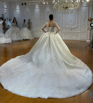 Customized Ball Gown Wedding Dress with Custom Order Design