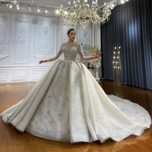 Customized Ball Gown Wedding Dress with Custom Order Design