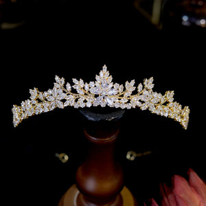 Fashion Tiara Crown for Girls Bridal Prom Bridesmaid Wedding Party Hair Accessory