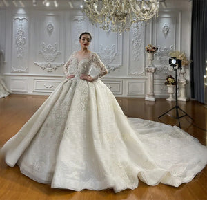 Customized Ball Gown Wedding Dress with Custom Order Design