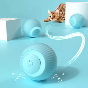 Electric Cat Ball Toy Interactive Moving Smart Cat Toy Ball for Indoor Playing