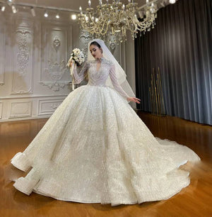 Customized Amanda Novias Original Design Luxury Bridal Wedding Dress