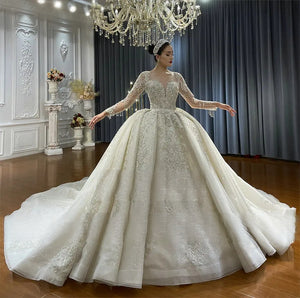 Customized Ball Gown Wedding Dress with Custom Order Design