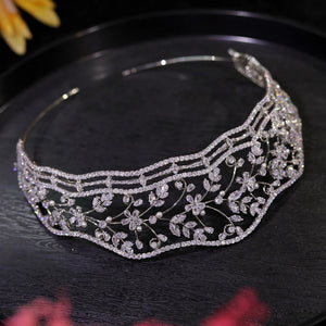 New Tiaras Flower Crowns Europe Bridal Wedding Crown Hair Jewelry Diadem