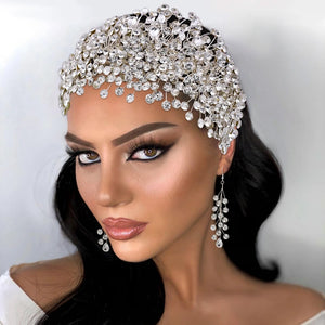 Sparkling Rhinestone Bridal Hair Band Woman Dress Crystal Hair Accessories