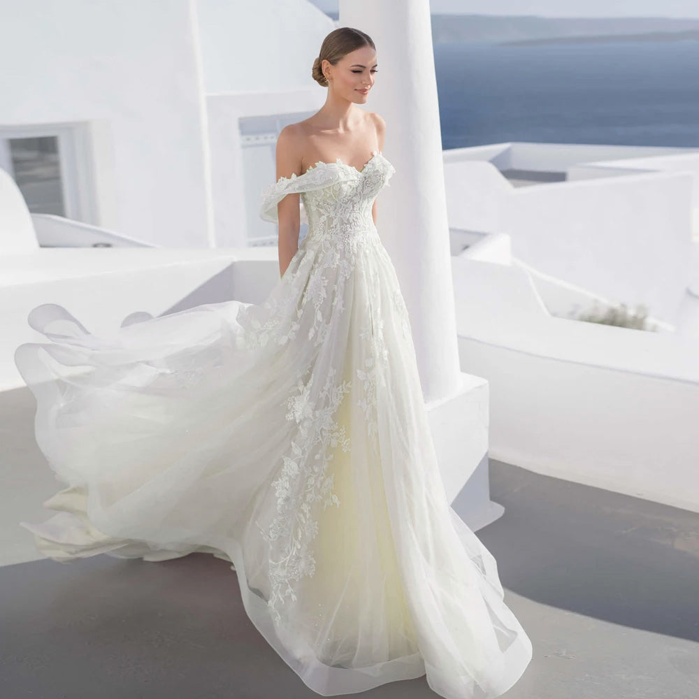 Short Sleeve Bridal Dress Beading Appliques Illusion Back France Satin -  Elsi John
