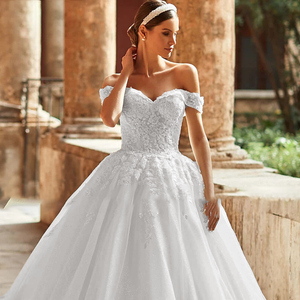 Adoly Mey 2024 Appliqué Tulle A-Line Wedding Dress with Sweetheart Neckline